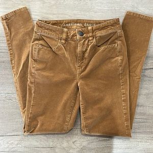 Mustard Corduroys American Eagle Size 00